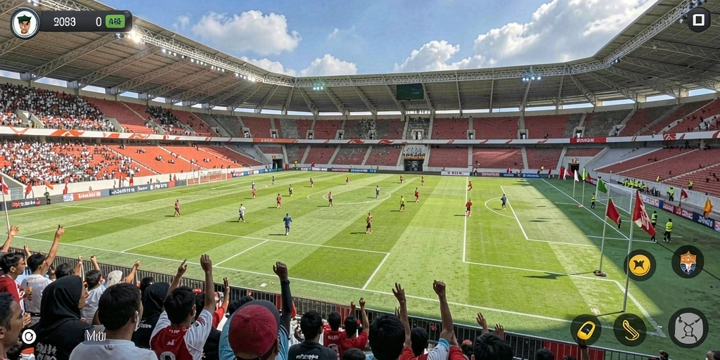 Tangkapan layar aplikasi BOLA07: Menunjukkan antarmuka pengguna yang menarik.