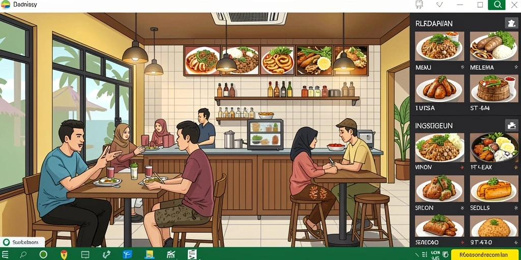 Tampilan antarmuka yang user-friendly.