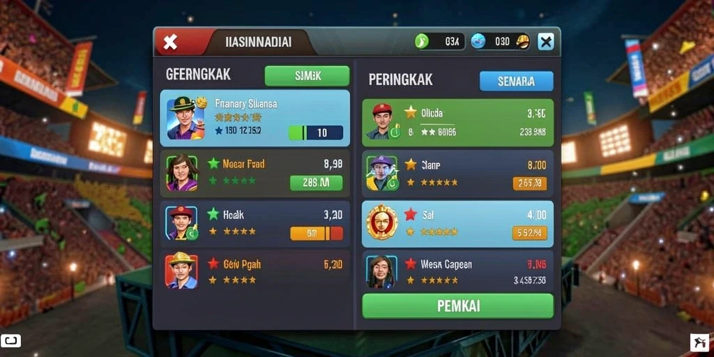 Tampilan utama HUGO77 yang menarik dan mudah dinavigasi.