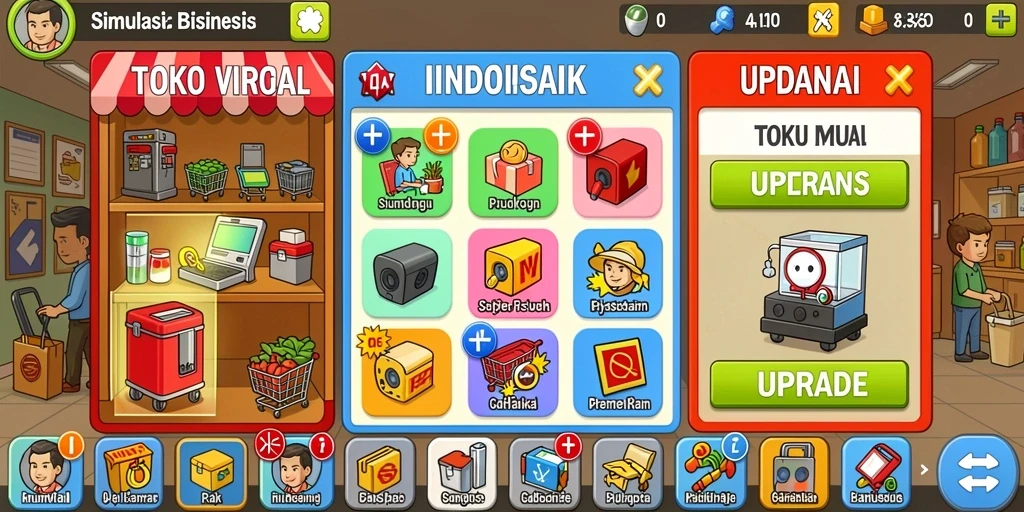Tampilan antarmuka yang user-friendly.
